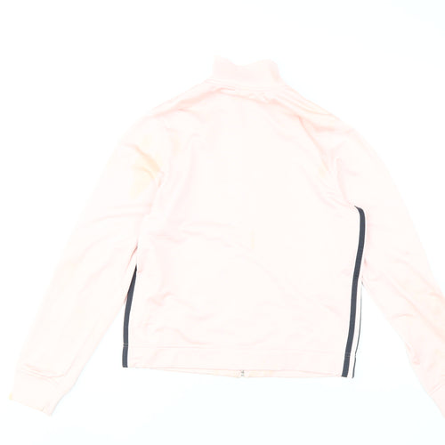 Adidas Women's Pink Full Zip Sweatshirt - Size 10