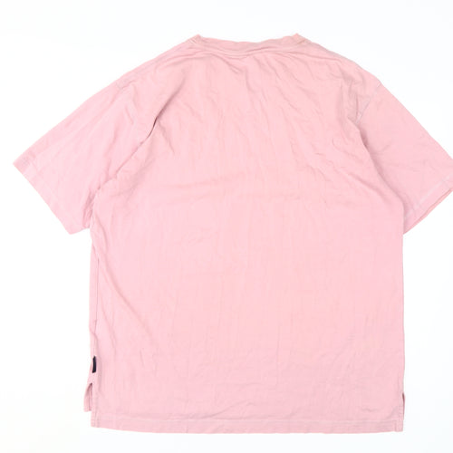Boden Men's Pink L Crew Neck T-Shirt