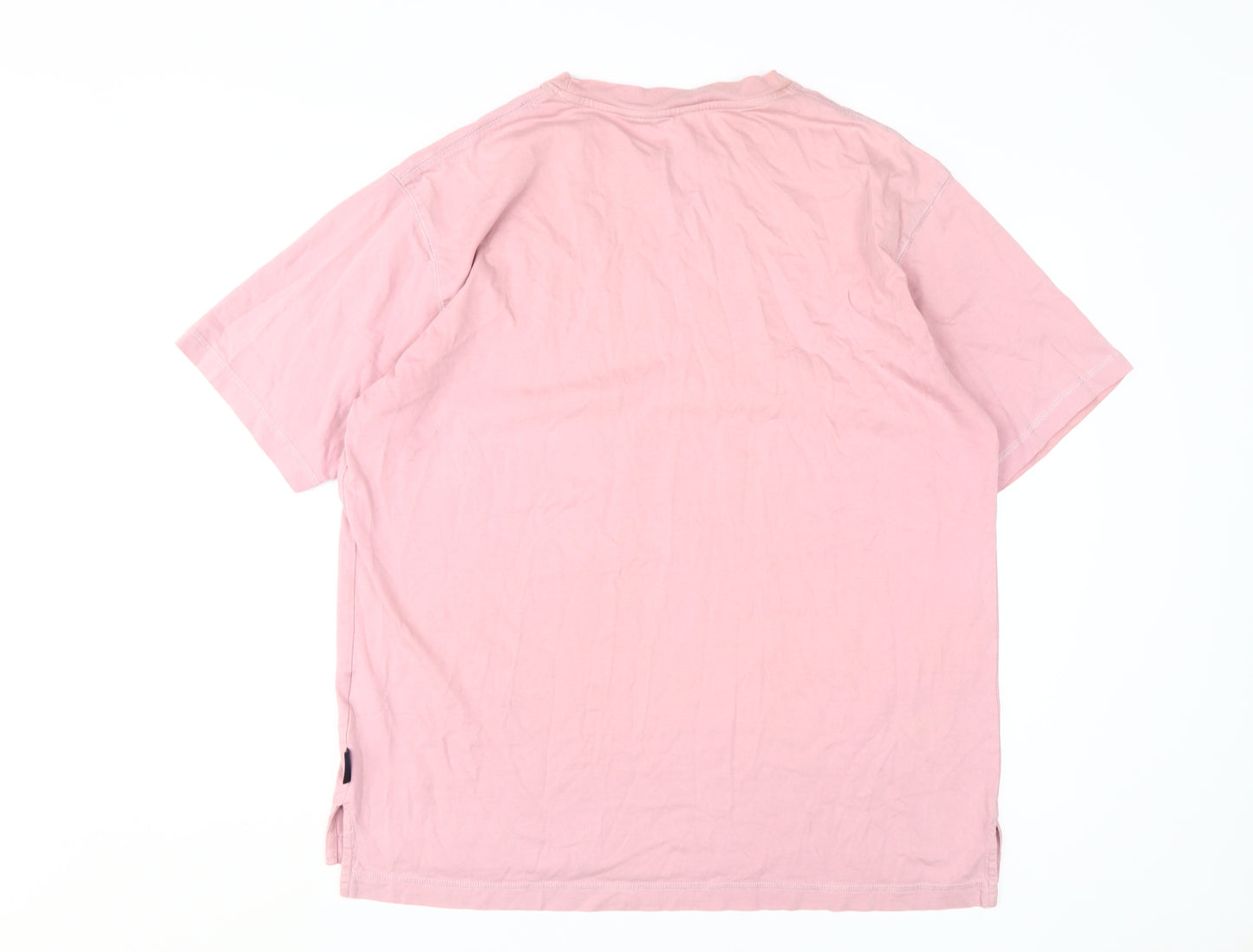 Boden Men's Pink L Crew Neck T-Shirt