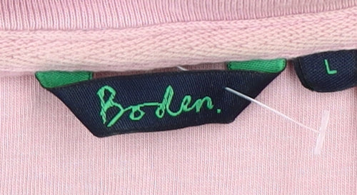Boden Men's Pink L Crew Neck T-Shirt