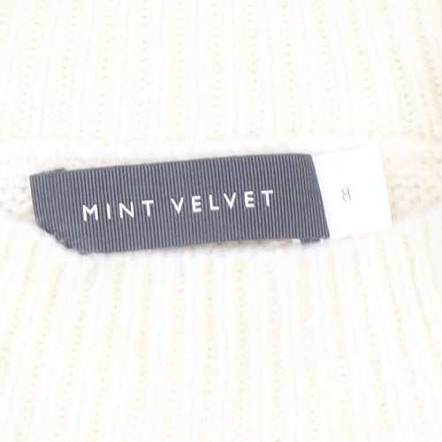 Mint Velvet Women's Ivory Pullover Jumper Size 8