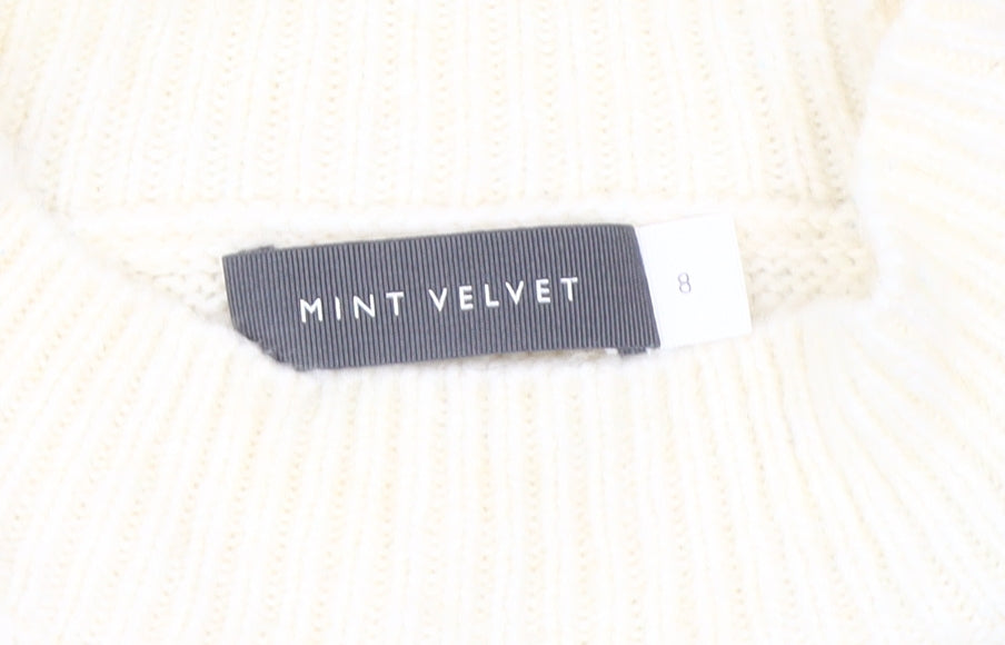 Mint Velvet Women's Ivory Pullover Jumper Size 8