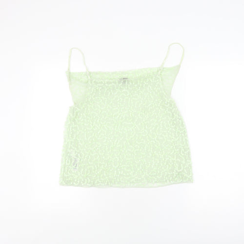 ASOS Women's Green Sequin Camisole Tank, Size 12