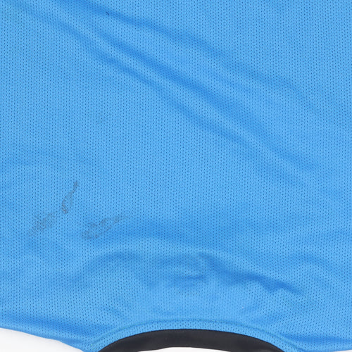 Puma Boys' Black and Blue Sports T-Shirt, Size 13 Years