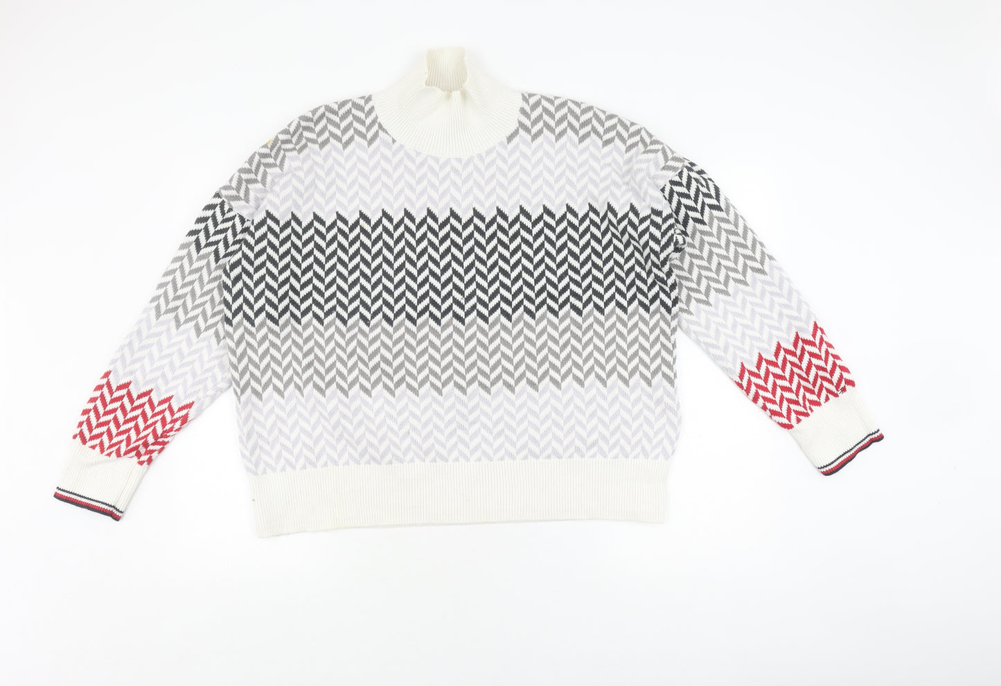 Tommy Hilfiger Women's XL Multicoloured Geometric Pullover