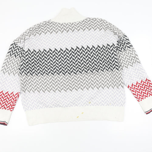 Tommy Hilfiger Women's XL Multicoloured Geometric Pullover