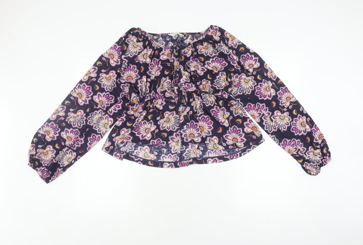 Next Women Multicoloured Floral Long Sleeve Top