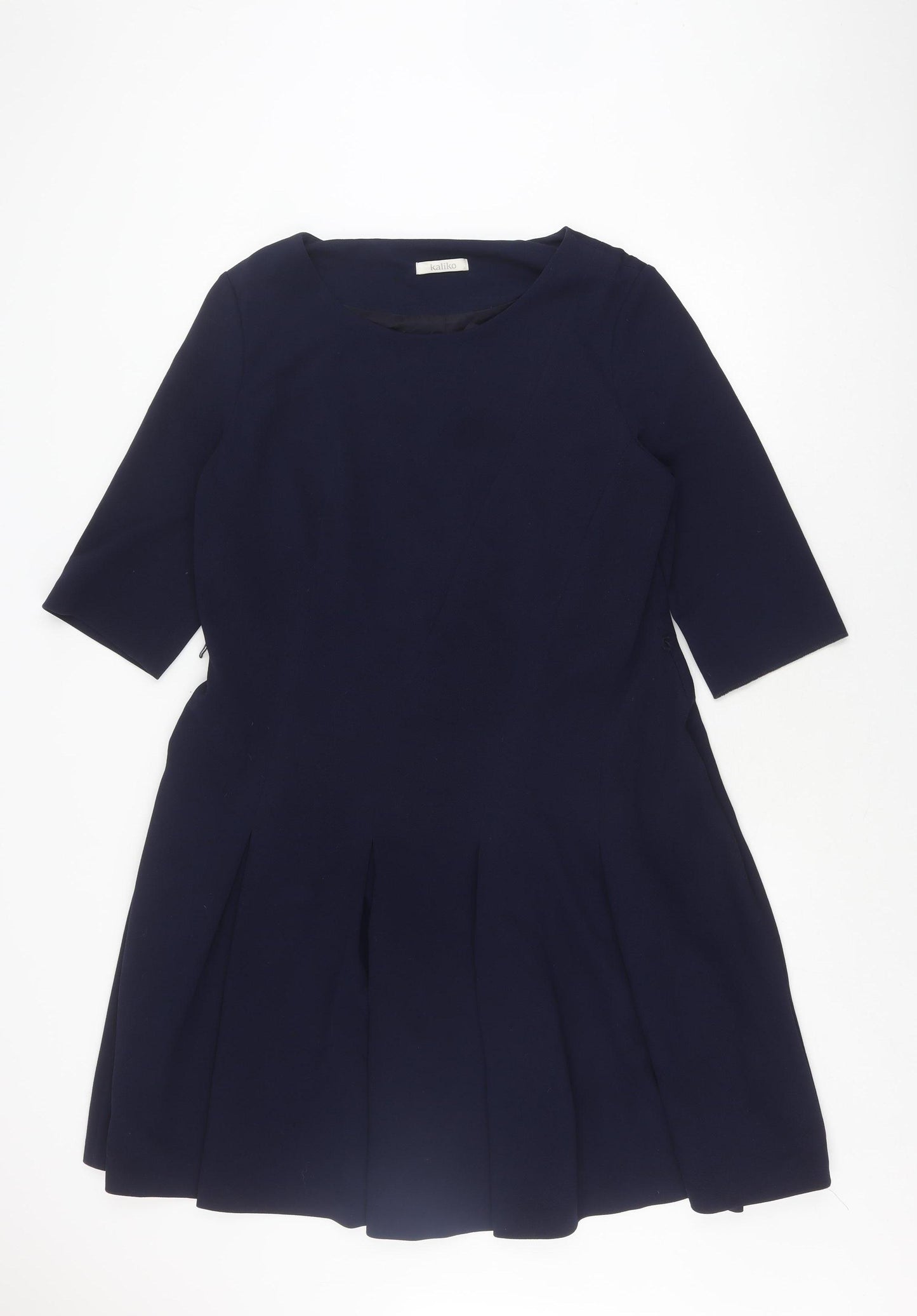 Kaliko Women's Blue Fit & Flare Dress Size 20