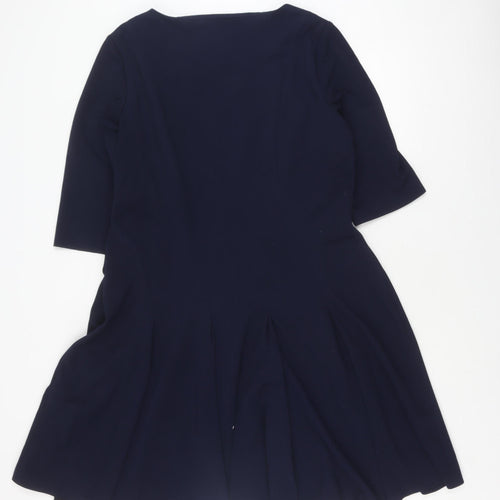 Kaliko Women's Blue Fit & Flare Dress Size 20