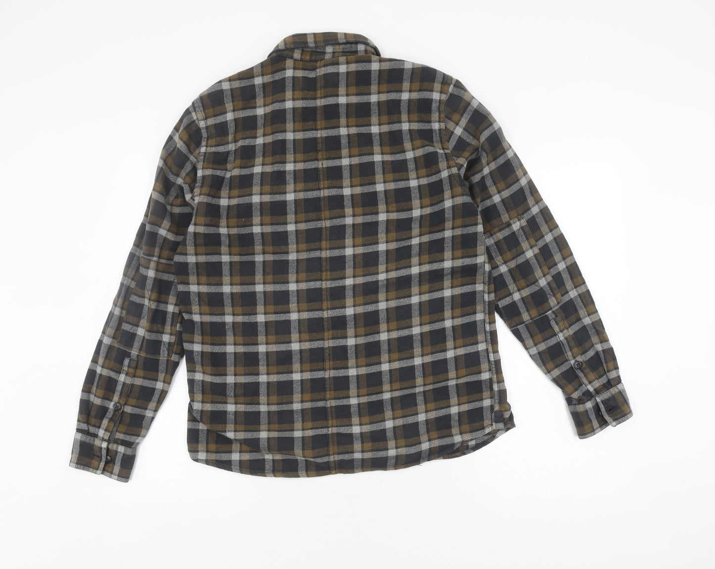 River Island Men's Check Cotton Shirt M Multicoloured