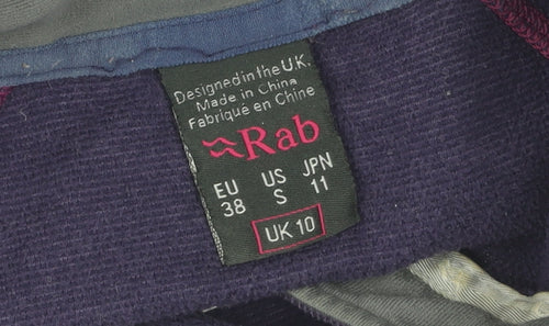 Rab Women's Purple Hoodie UK Size 10, Rab, Hooded, Long Sleeve