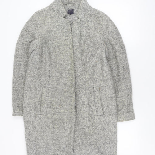 Marks & Spencer Women's Grey Wool Blend Mid-Length Coat
