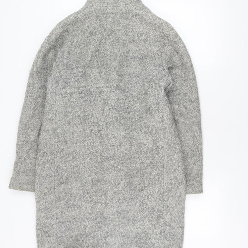 Marks & Spencer Women's Grey Wool Blend Mid-Length Coat