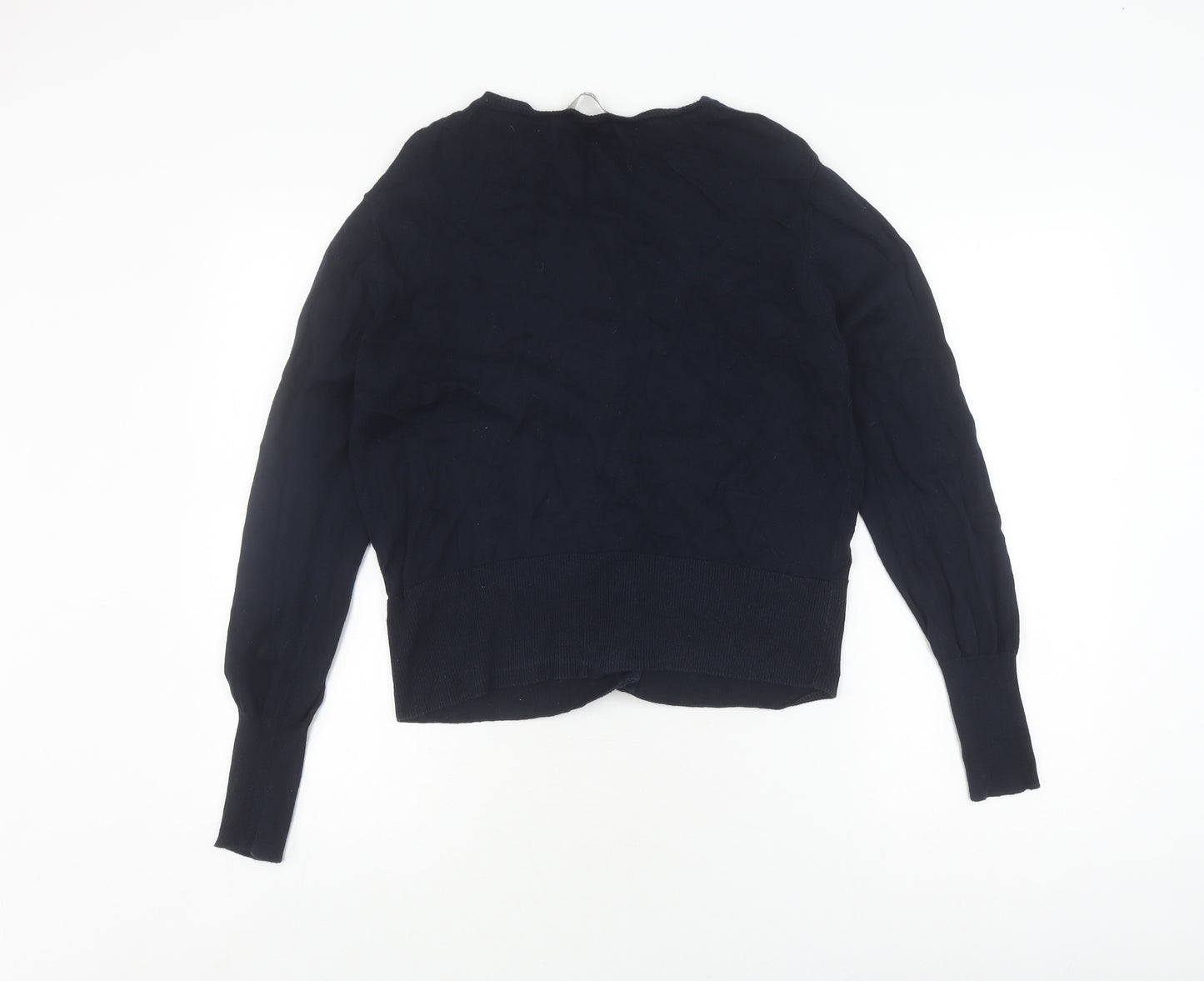 Oasis Women's Blue Cable-Knit Cardigan, Size L