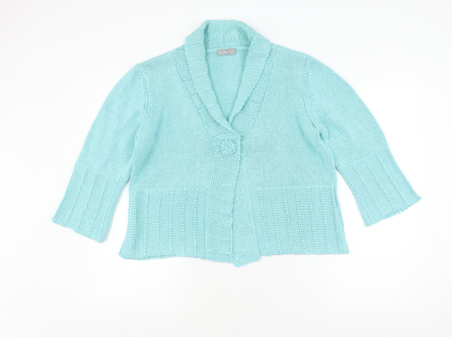 Marks and Spencer Women's Blue Cardigan Size L