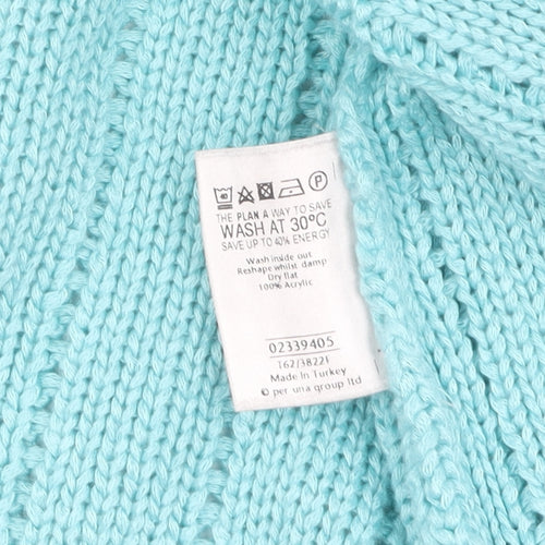 Marks and Spencer Women's Blue Cardigan Size L