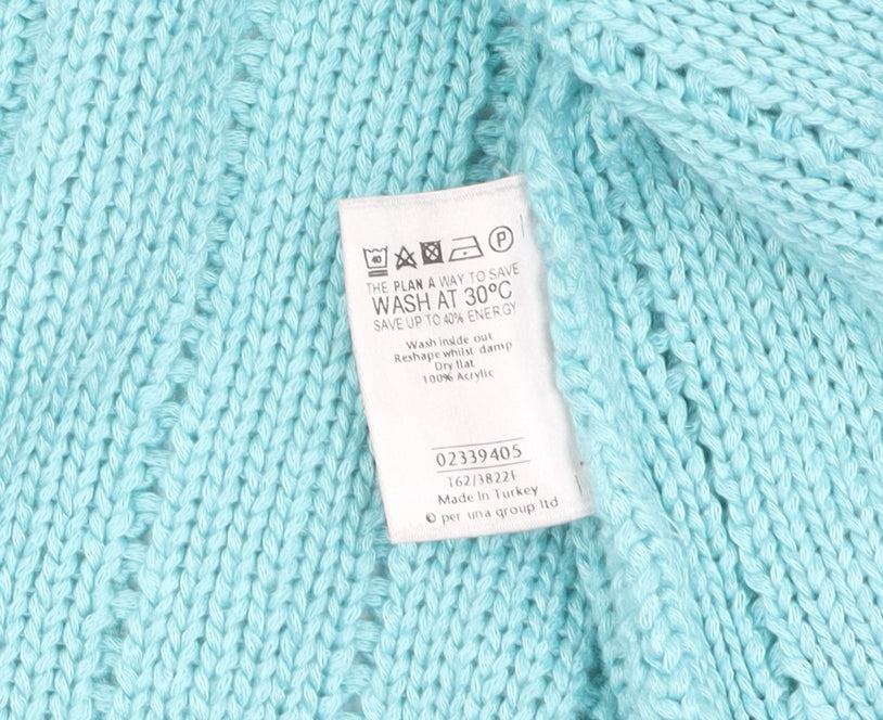 Marks and Spencer Women's Blue Cardigan Size L