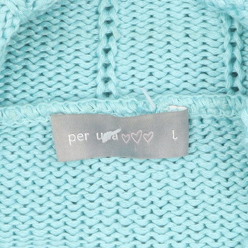 Marks and Spencer Women's Blue Cardigan Size L