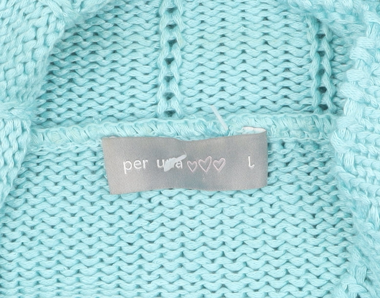 Marks and Spencer Women's Blue Cardigan Size L