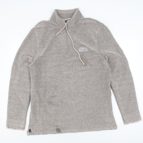 Weird Fish Men's Beige Pullover Jumper L