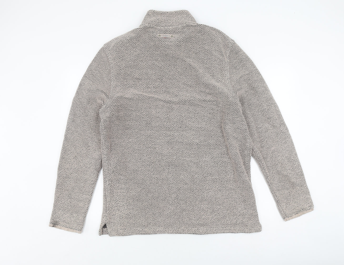 Weird Fish Men's Beige Pullover Jumper L