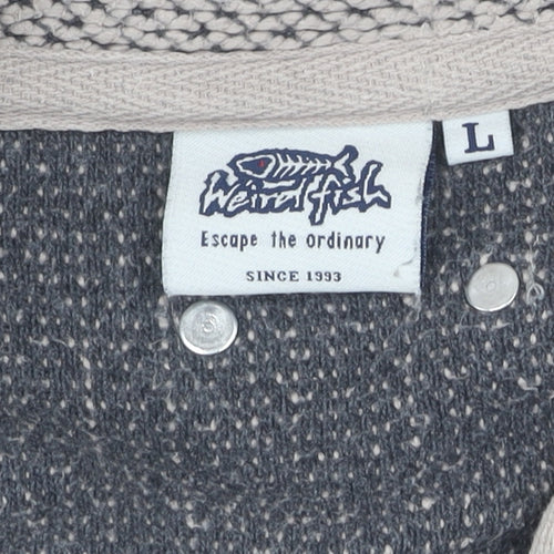 Weird Fish Men's Beige Pullover Jumper L