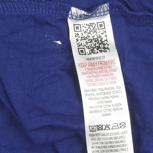 McKenzie Men's Blue Graphic T-Shirt, Size L