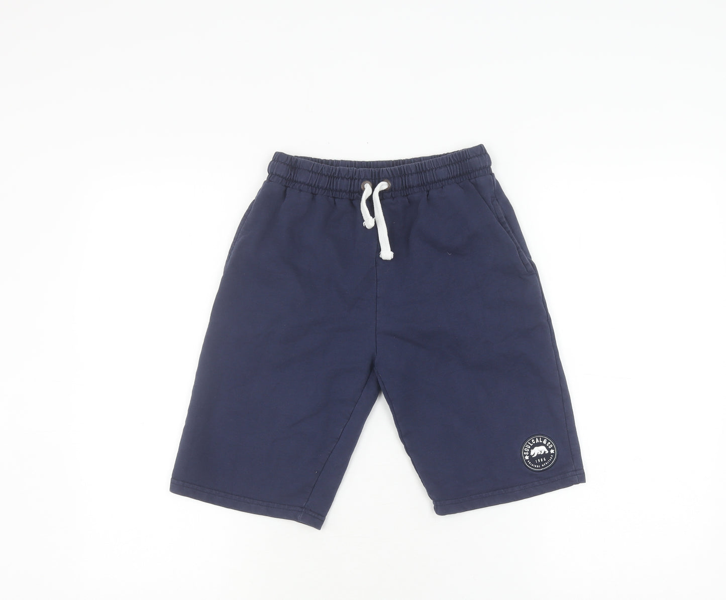 SoulCal Boys Blue Sweat Shorts, 11-12 Years, Gym Style