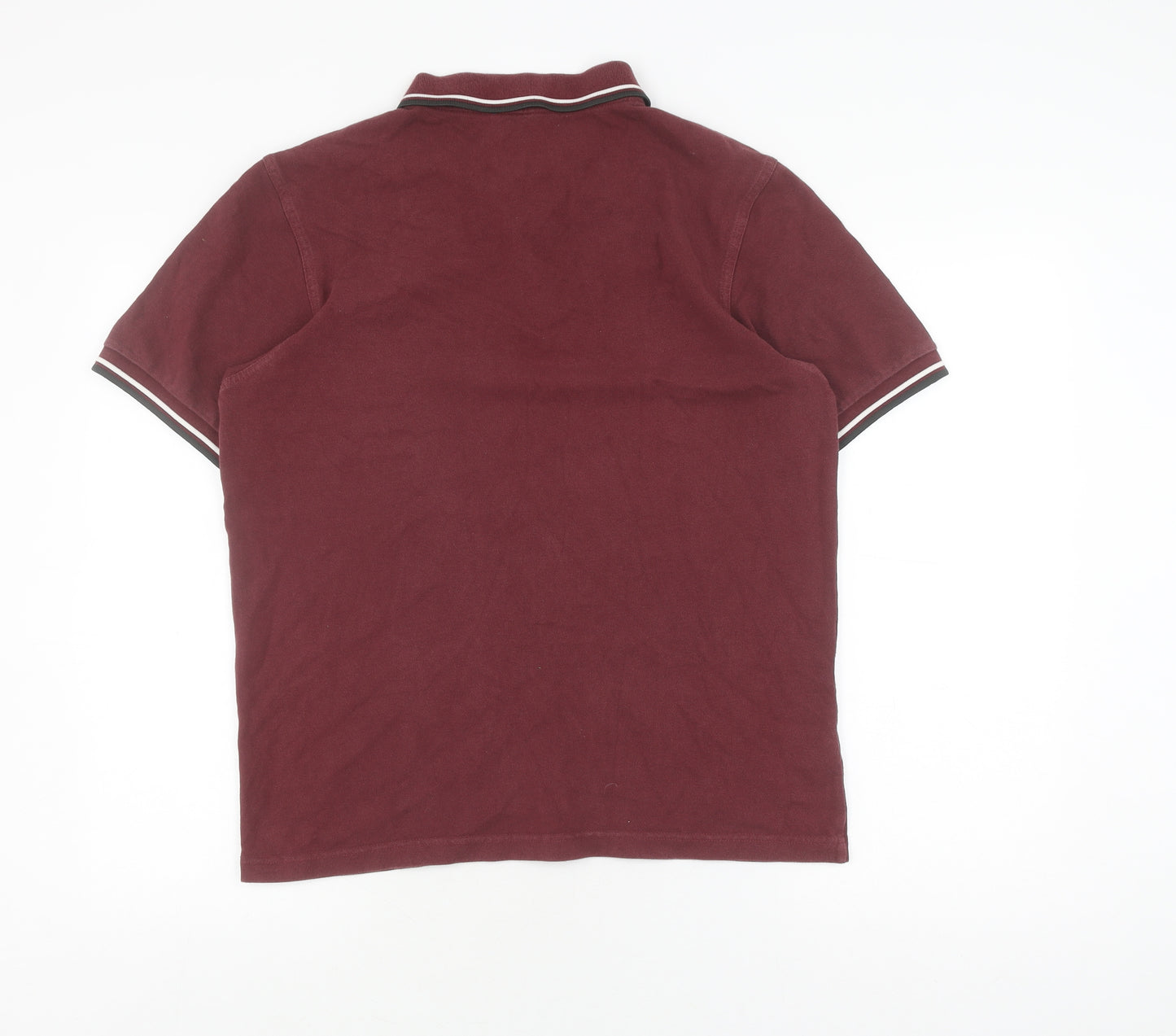 Fred Perry Men's Slim Fit Purple Polo - Size L