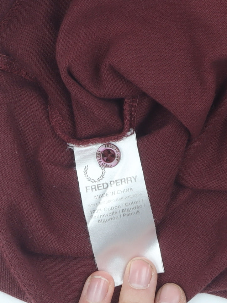 Fred Perry Men's Slim Fit Purple Polo - Size L