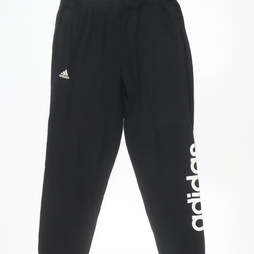 Adidas Men's Black M Jogger Trousers, Sportswear