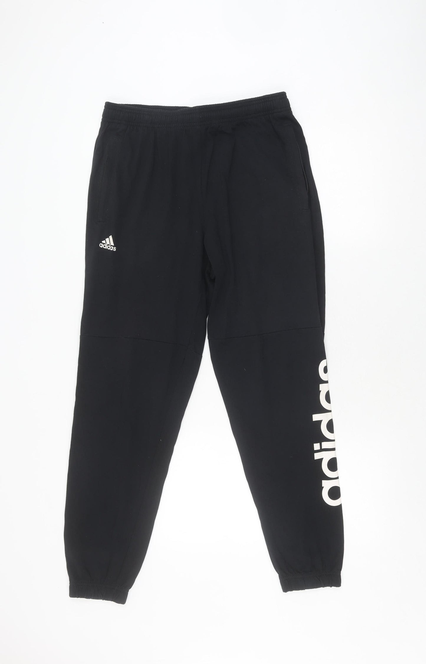 Adidas Men's Black M Jogger Trousers, Sportswear
