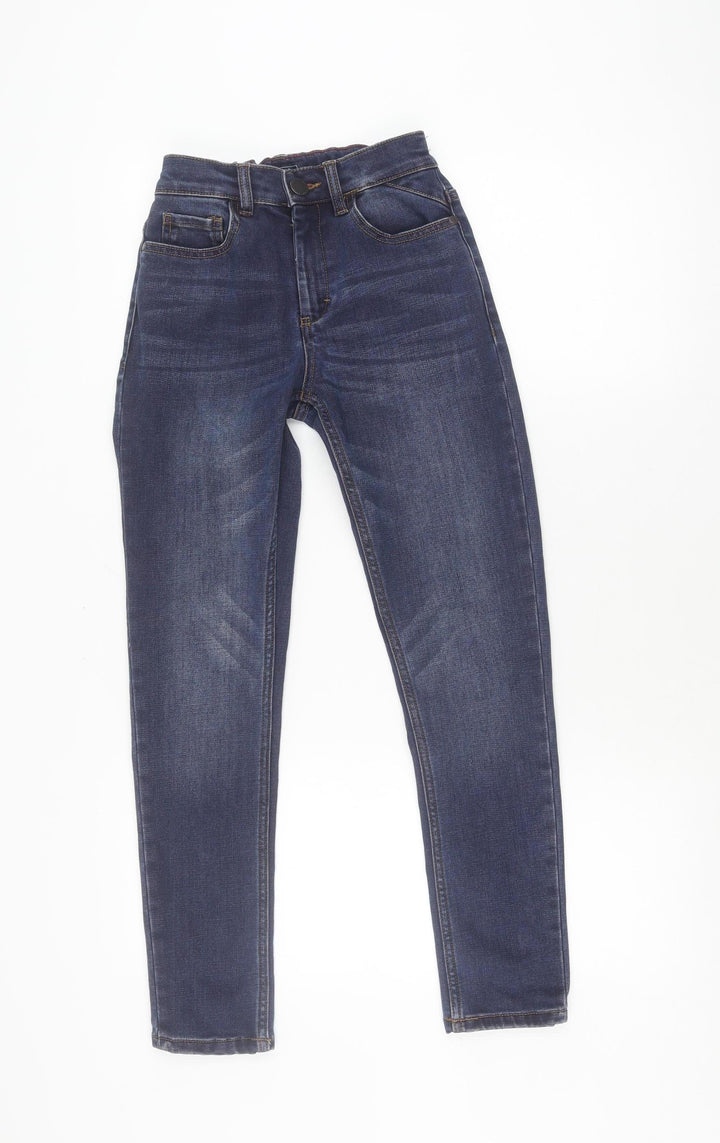 Next Girls Blue Skinny Jeans 11 Years - Stylish and Comfy
