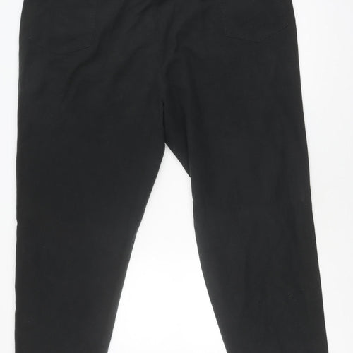 Cab Co. Men's Black Regular Fit Trousers