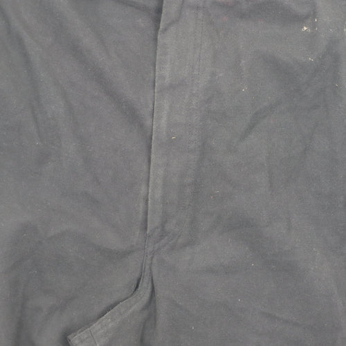 Cab Co. Men's Black Regular Fit Trousers