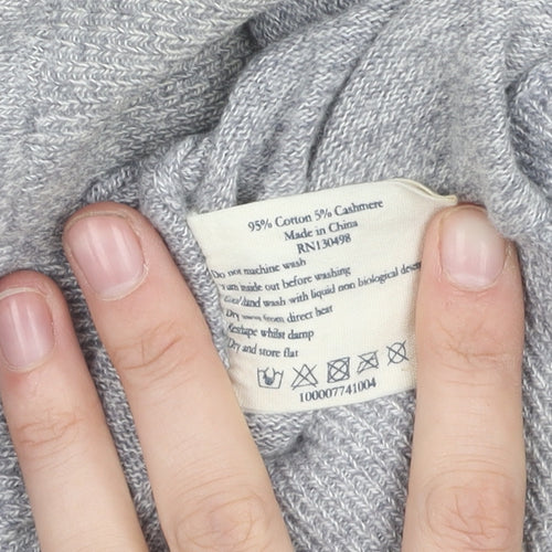 Jack Wills Grey Knit Pullover Sweatshirt M Unisex