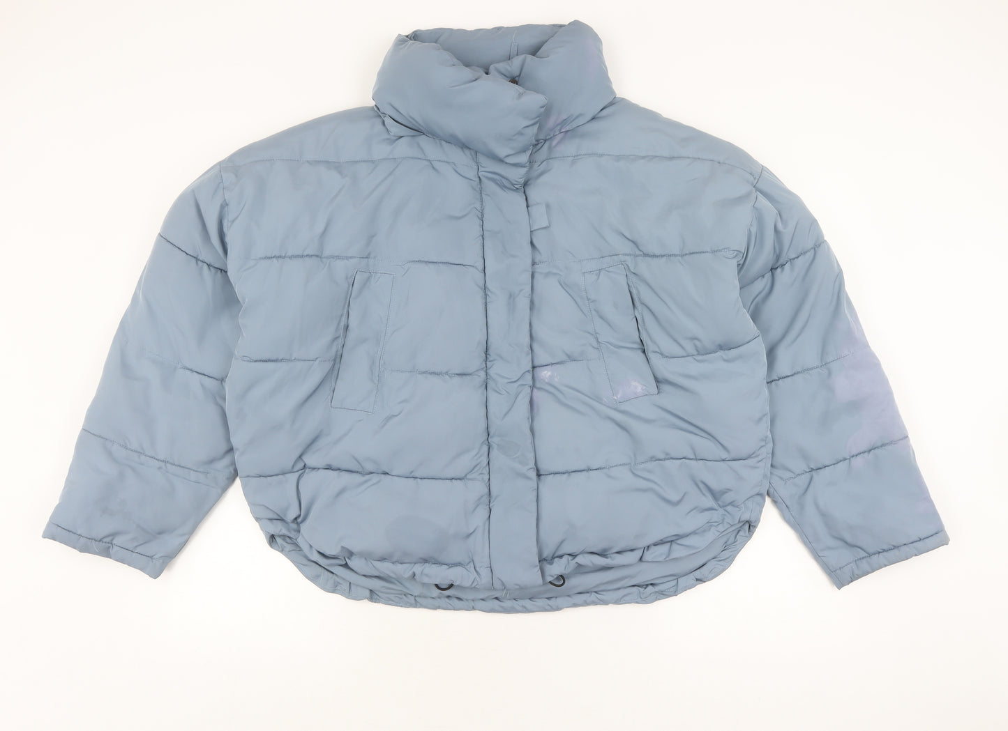 Urban Outfitters Women's Blue Puffer Jacket M