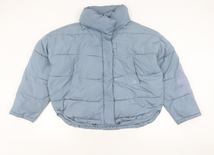 Urban Outfitters Women's Blue Puffer Jacket M