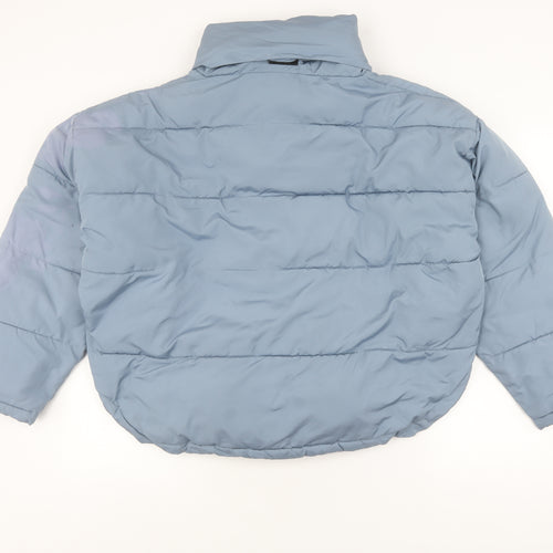 Urban Outfitters Women's Blue Puffer Jacket M