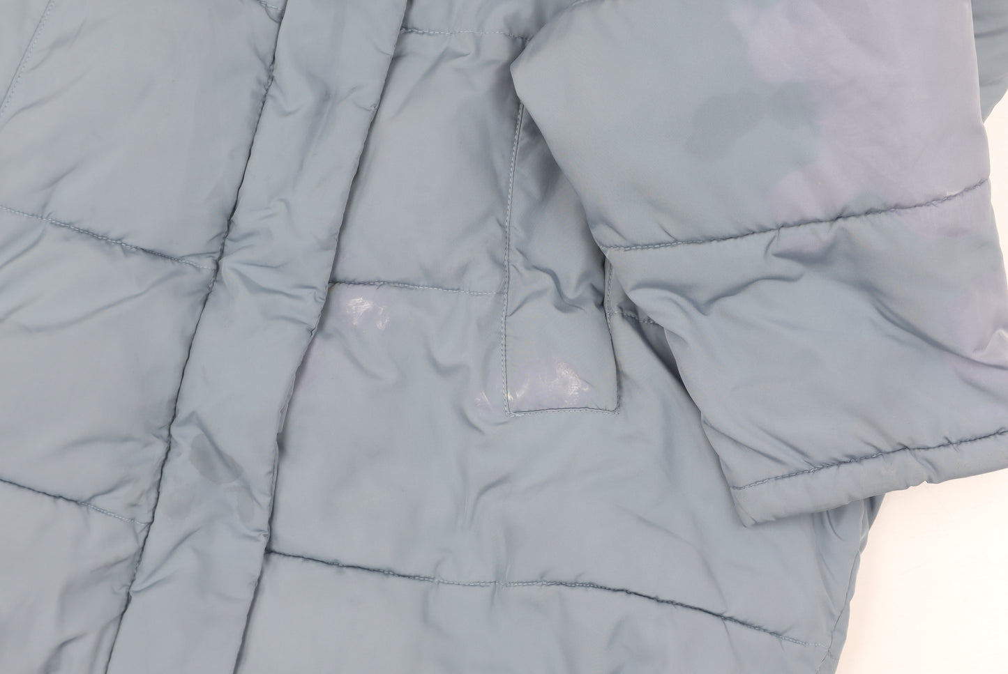 Urban Outfitters Women's Blue Puffer Jacket M