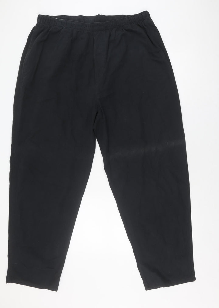 Cotton Traders Black Men's Trousers Size 44/31