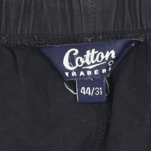 Cotton Traders Black Men's Trousers Size 44/31