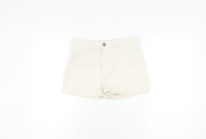 H&M Girls' Beige Shorts, Size 12-13, Casual Summer Wear