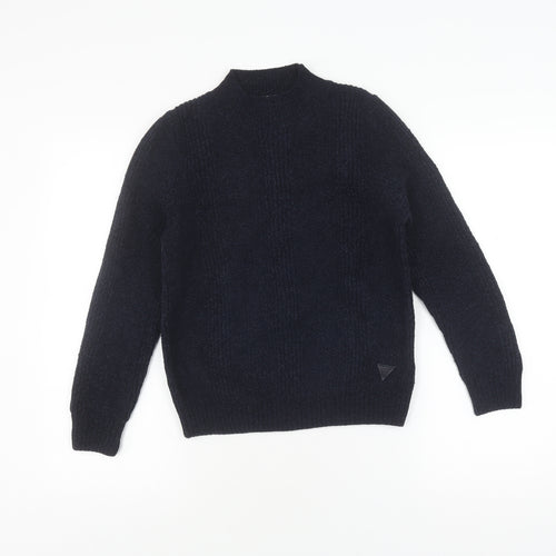 Guess Boys Black Pullover Jumper - Size 14 - Winter