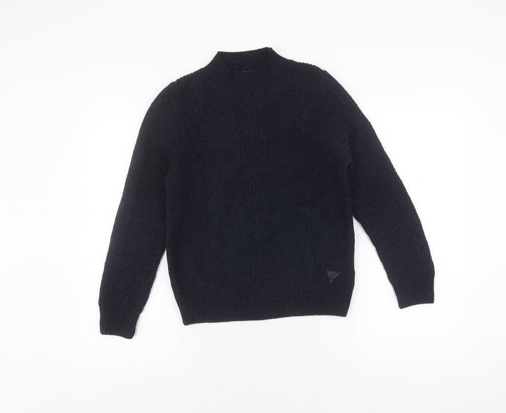 Guess Boys Black Pullover Jumper - Size 14 - Winter
