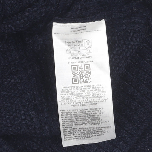 Guess Boys Black Pullover Jumper - Size 14 - Winter