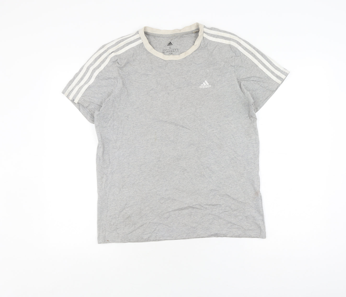 Adidas Unisex Adults Grey S Basic T-Shirt