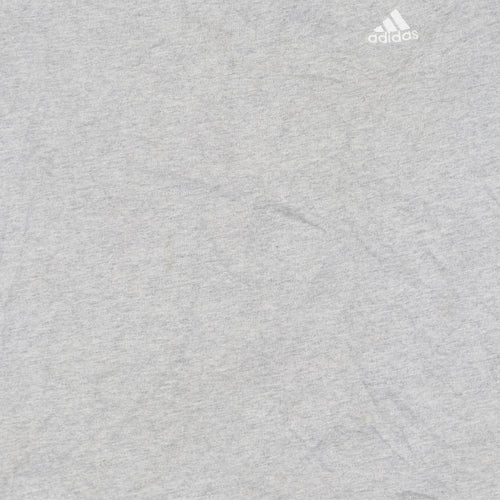 Adidas Unisex Adults Grey S Basic T-Shirt