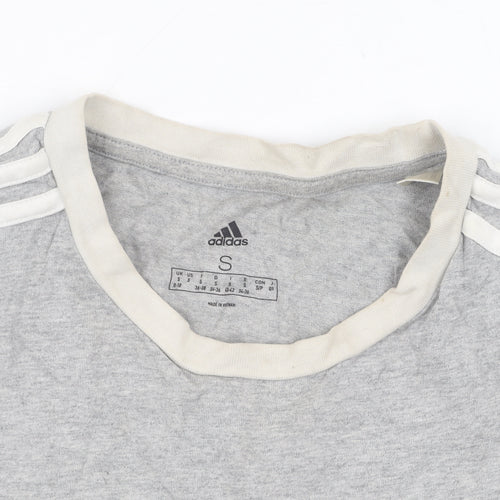 Adidas Unisex Adults Grey S Basic T-Shirt