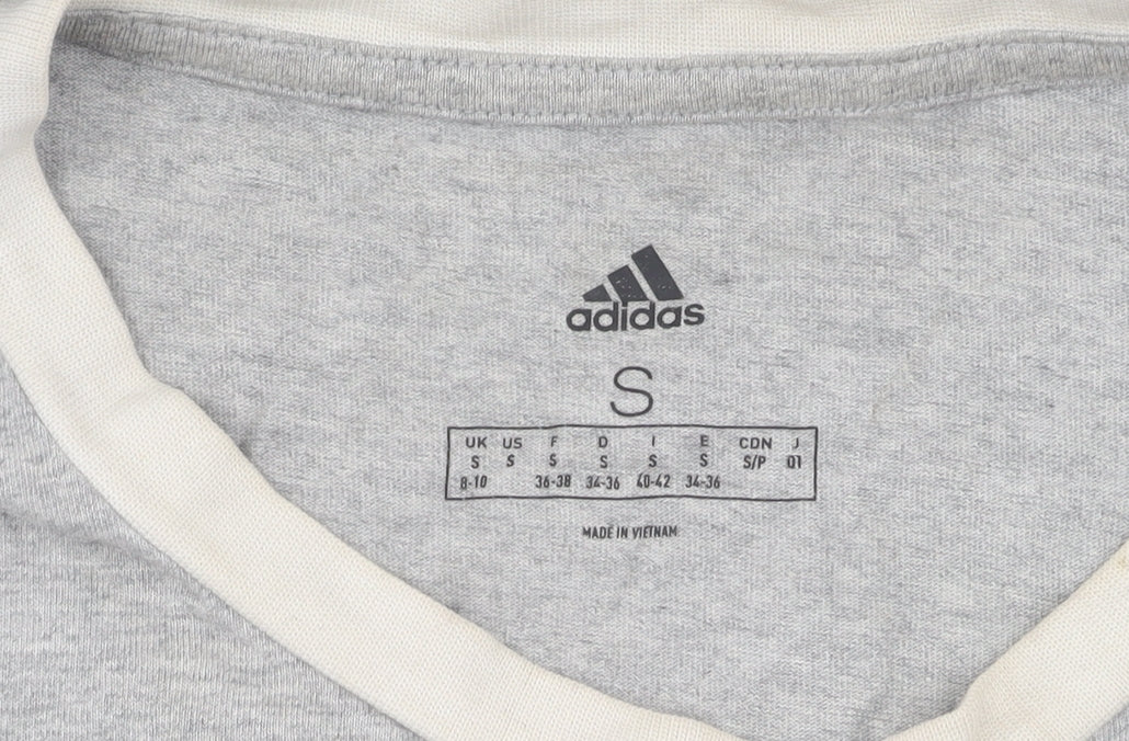 Adidas Unisex Adults Grey S Basic T-Shirt